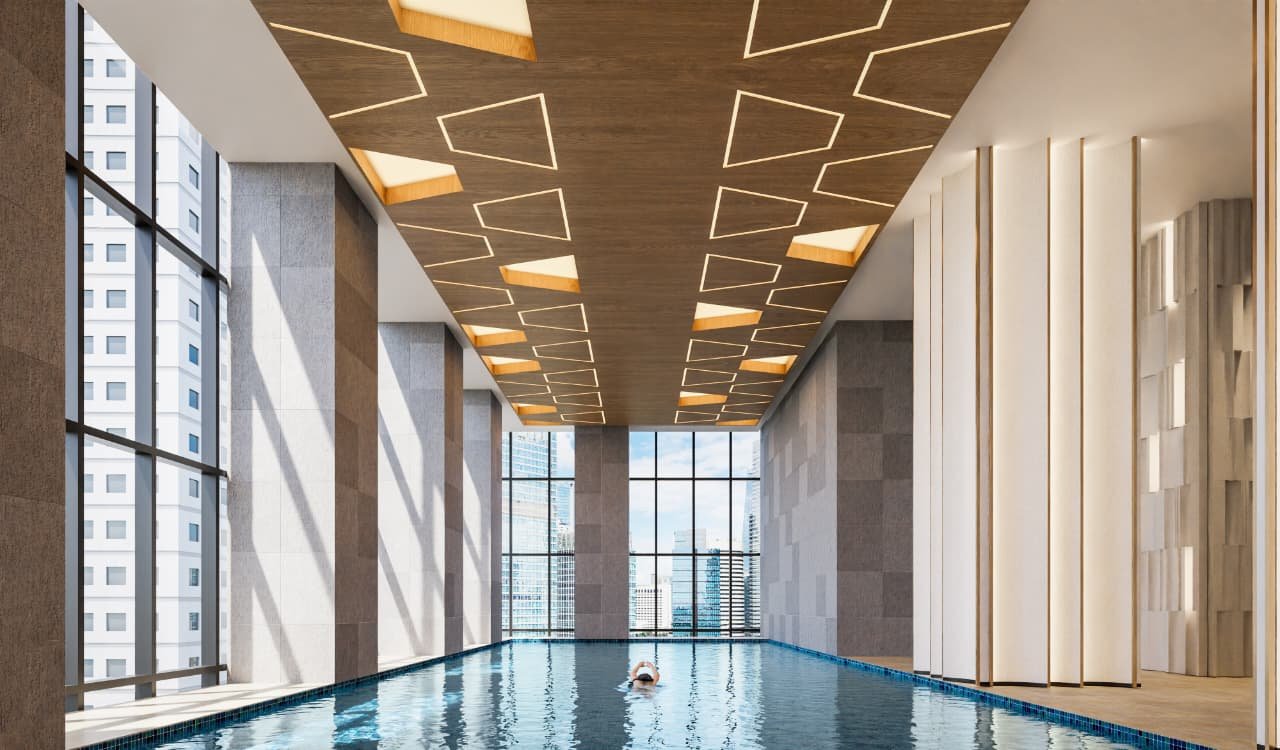 Infinity pool at Two Sudirman