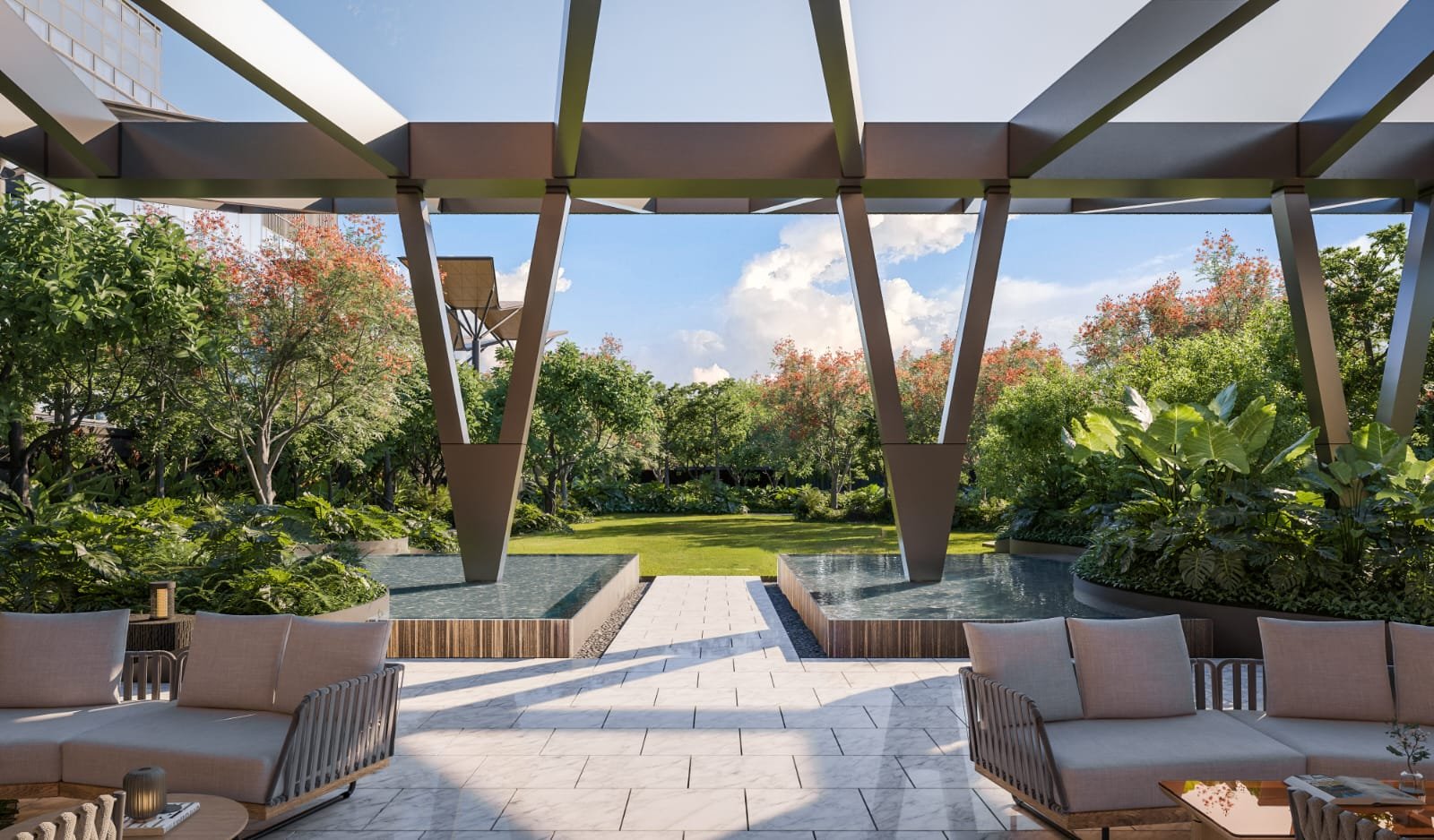 Rooftop garden
